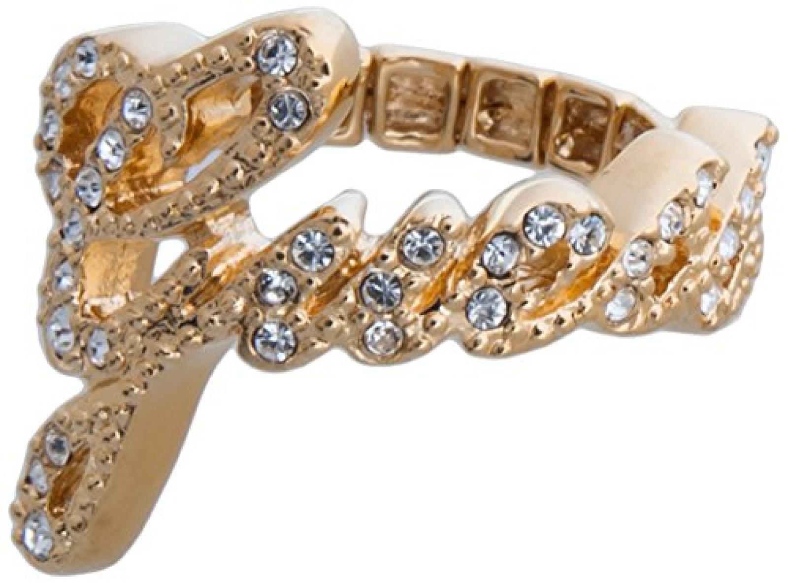 Guess Stretch-Ring "Guess"-Schriftzug gold UBR21202 Guess Stretch-Ring "Guess"-Schriftzug gold UBR21202